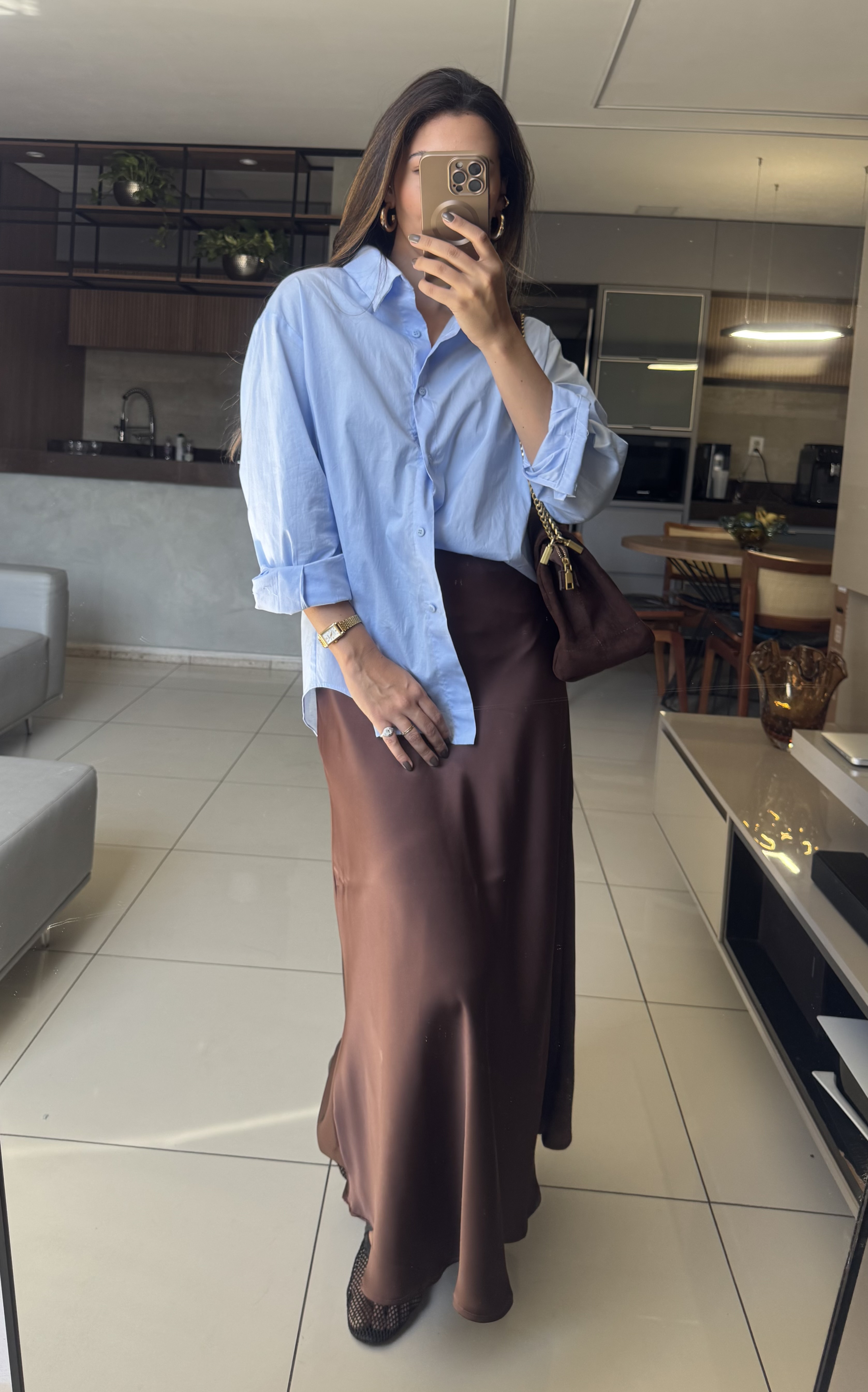 Saia cetim & Camisaria