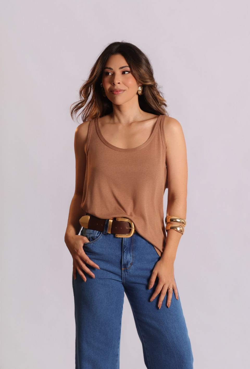 Regata básica Lalá fendi — Blusas Malê