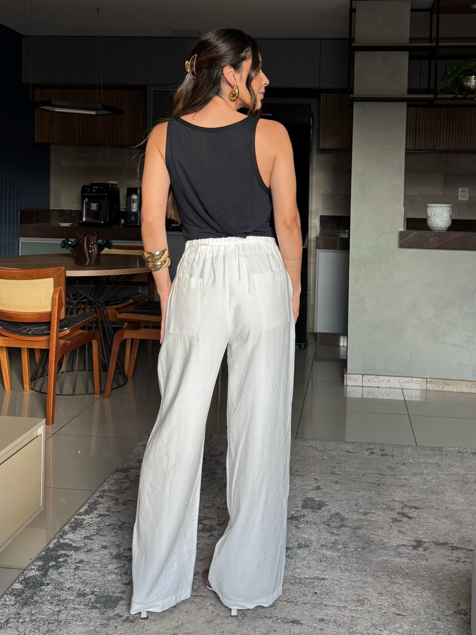 Regata básica Lalá preto — Blusas Malê